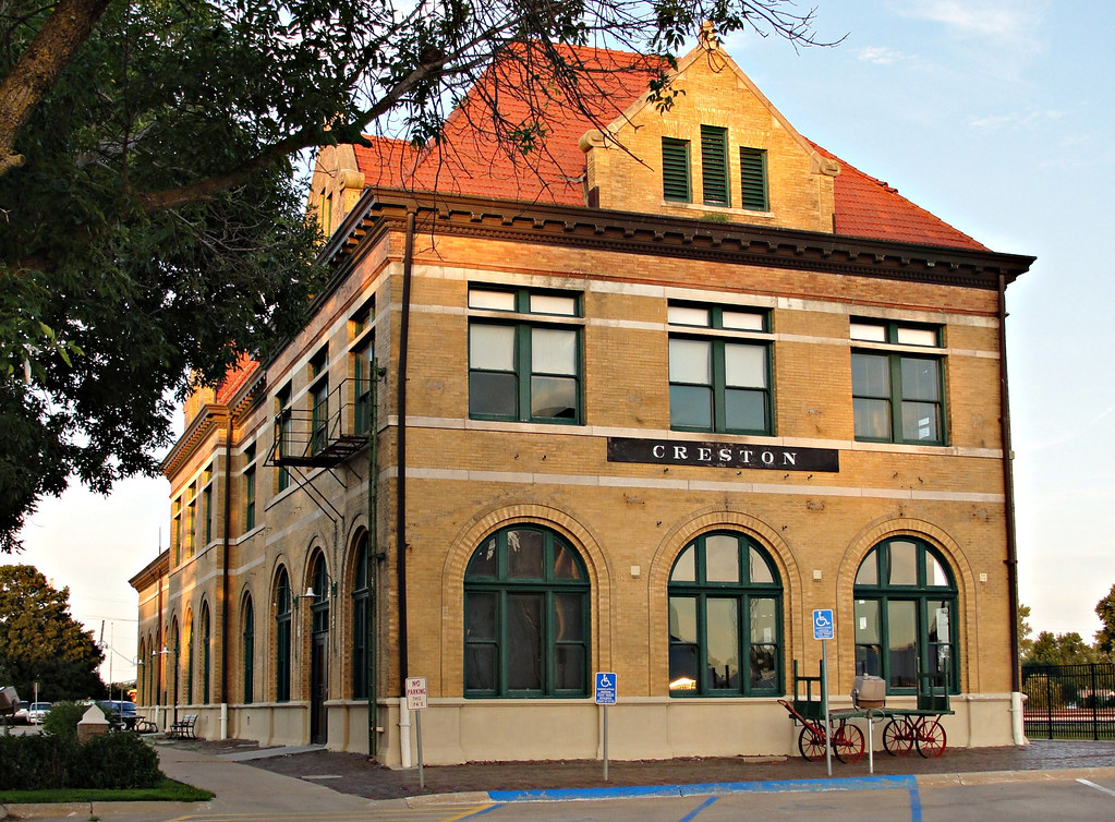 CB&Q Depot Creston, Iowa Built in 189899, the Chicago, … Flickr