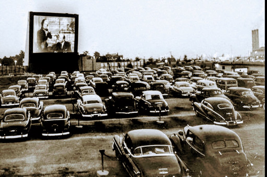 Whitestone Bridge Drivein about 1953 This theater in t… Flickr