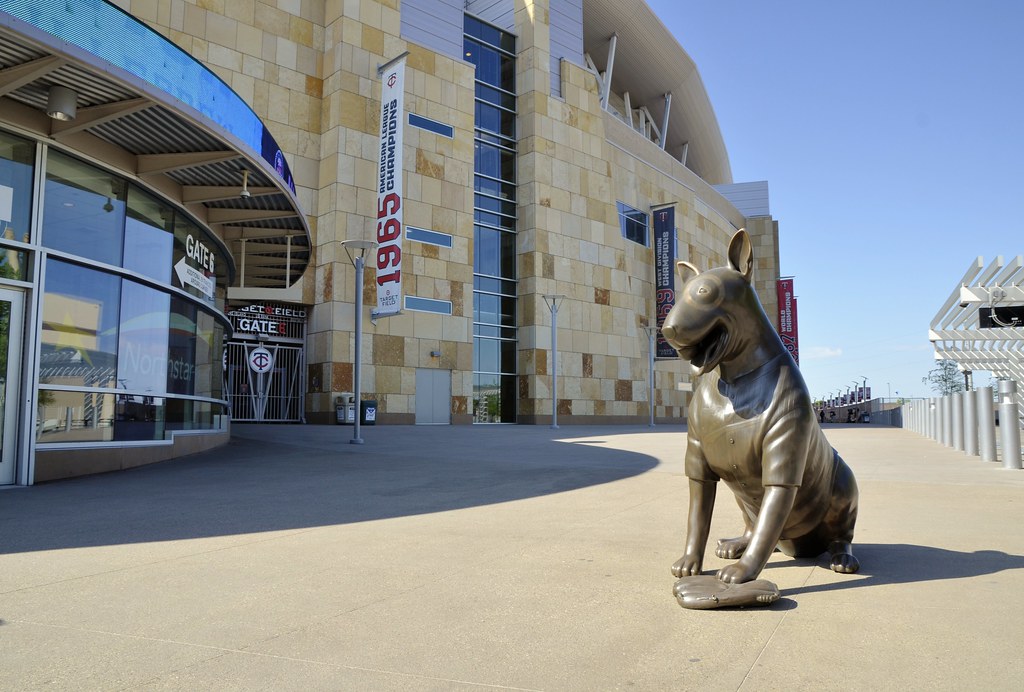 Target Field Outside Target Field, the home of the Minneso… Flickr
