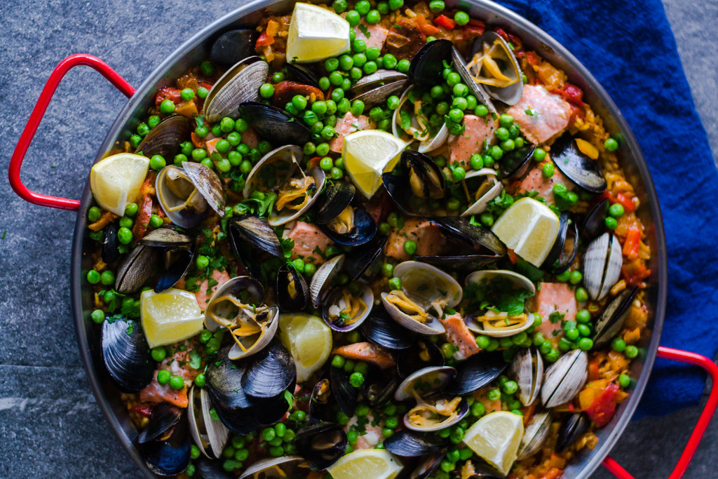Seafood and Chorizo Paella Recipe The LIttle Ferraro Kitchen