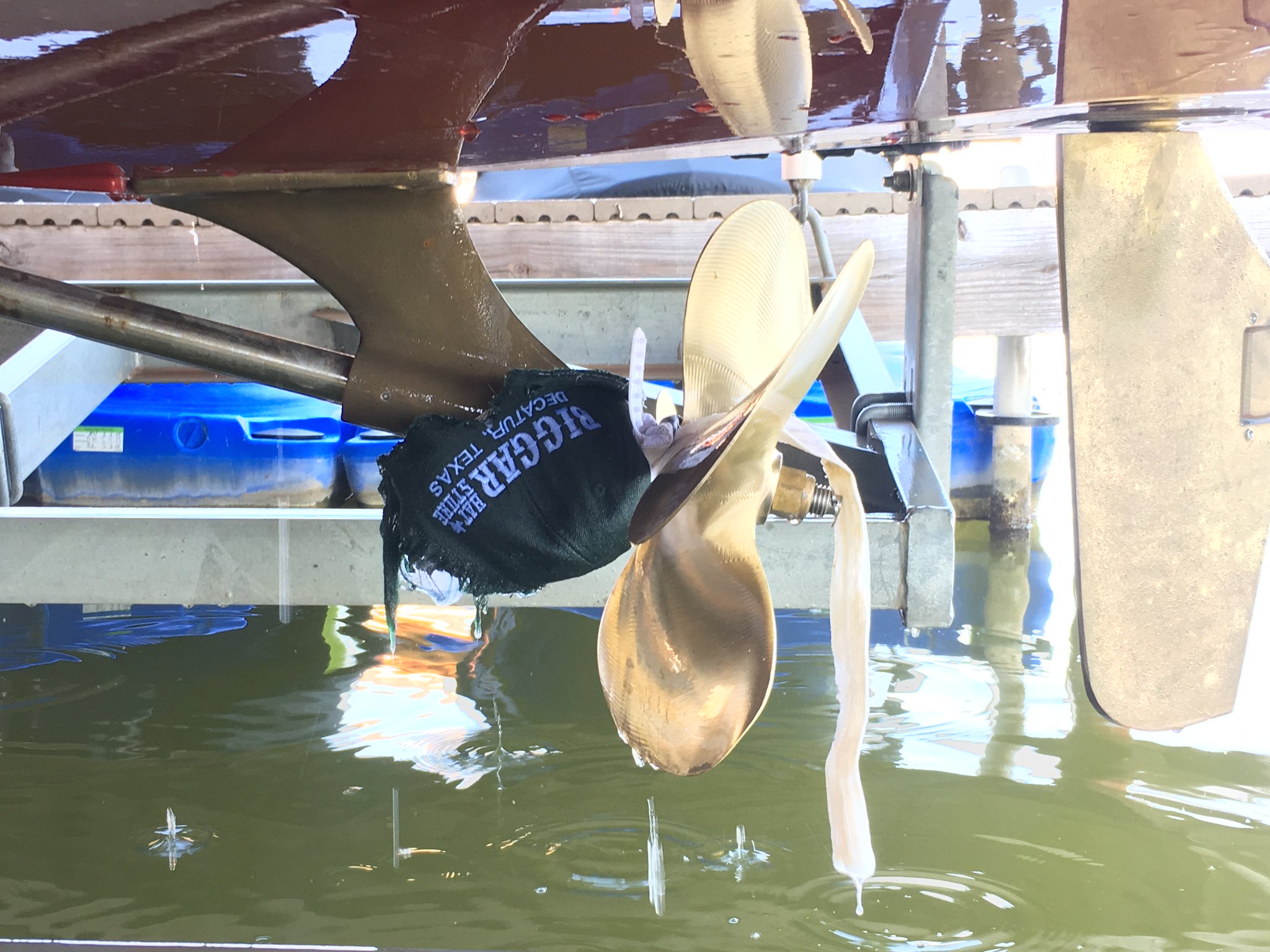 What have you found wrapped on your prop shaft? Malibu Boats General Discussion Area