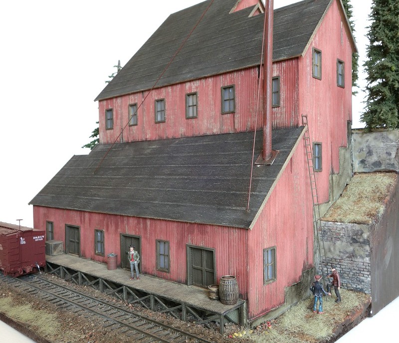 3D printed Stamp mill in HO scale Model Railroader Magazine Model