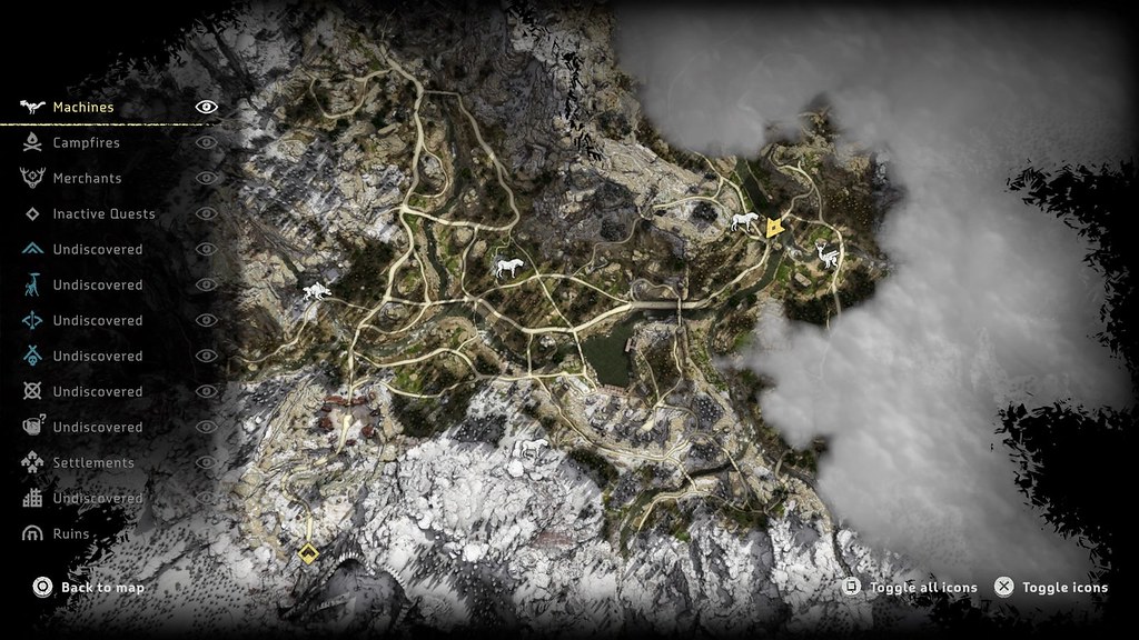 Horizon Zero Dawn Map Legend Campus Map