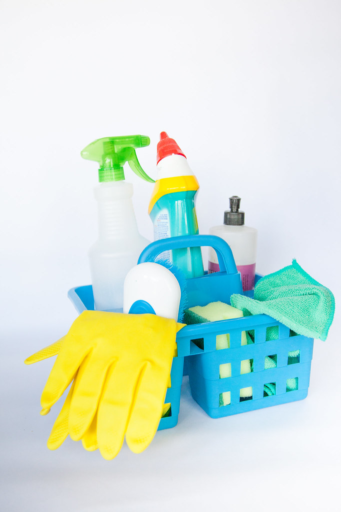 home cleaning products and supplies A photograph of a vari… Flickr