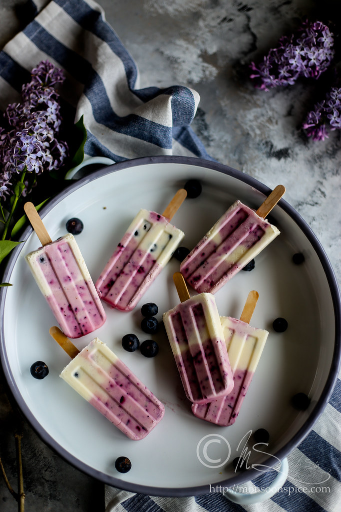 Monsoon Spice Unveil the Magic of Spices... Blueberry Yogurt Ice