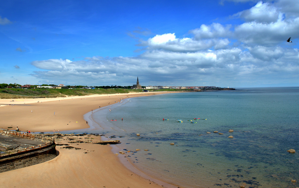 Tynemouth beach Tynemouth is a town and a historic borough… Flickr