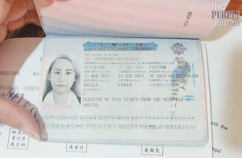 Taiwan Tourist Visa for Filipinos My Experience The