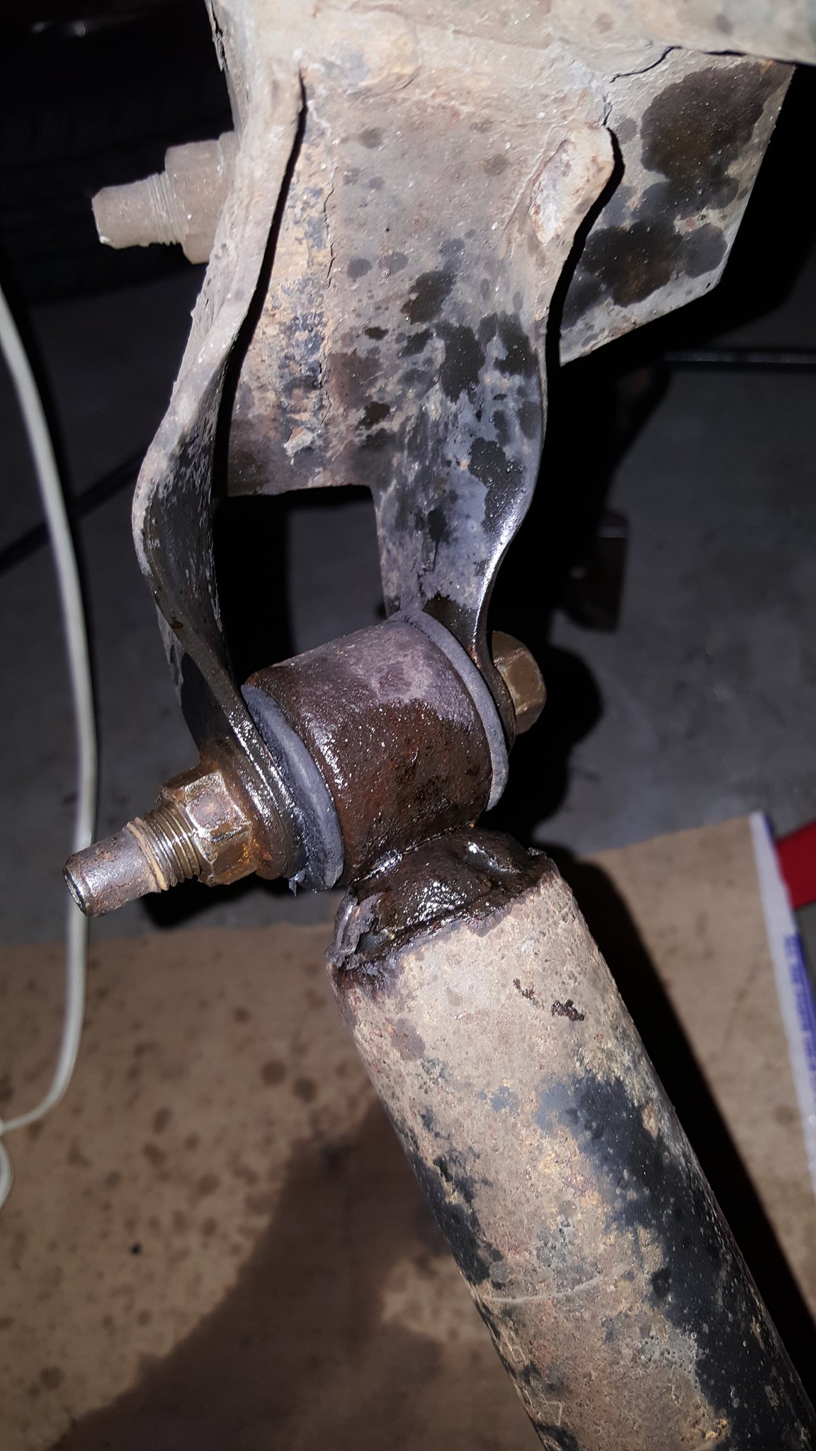 For the life of me, 2003 Tracker Rear Shock Bolts stuck Suzuki Forums