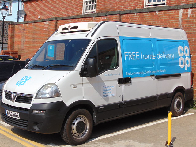 UK Supermarket Home Delivery Vans Flickr