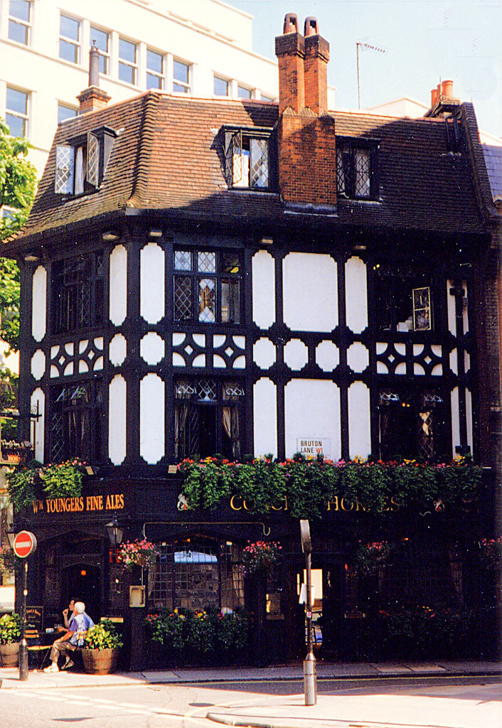 Coach and Horses pub in Mayfair, on Bruton Street. Flickr