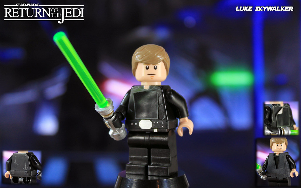 Custom LEGO Star Wars Return of the Jedi Luke Skywalker… Flickr