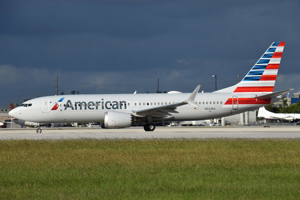 N324RA Boeing 737 Max8 American Airlines Miami
