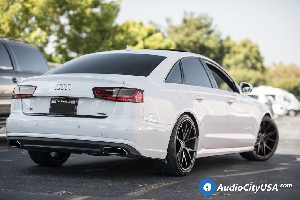 2017 Audi A6 on 20" Niche Wheels M117 Misano Matte Black R… Flickr
