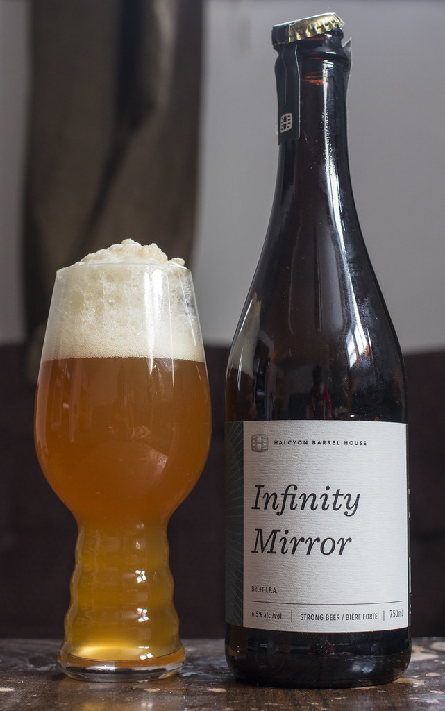 Review Halcyon Barrel House Infinity Mirror Brett IPA BeerCrank.ca