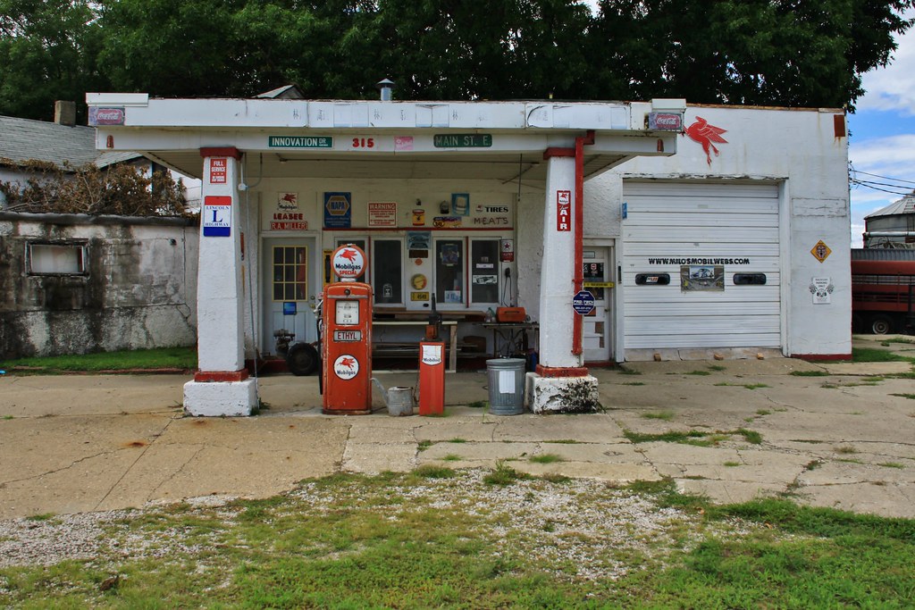On the Lincoln Highway Grand Junction, Iowa Lights in my hometown