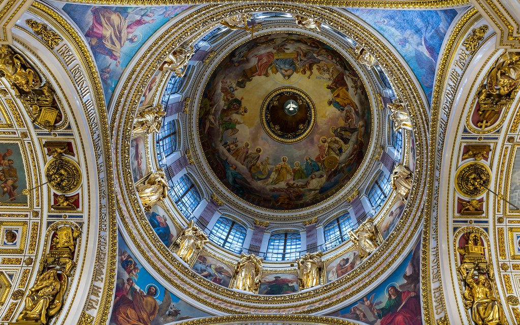 4Y1A1657 St. Petersburg, Russia Ceiling painting of the ma… Flickr