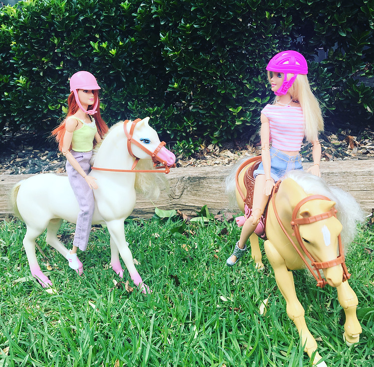 Barbie and Aimee Go HorseRiding // Photostory Adventures in Barbie