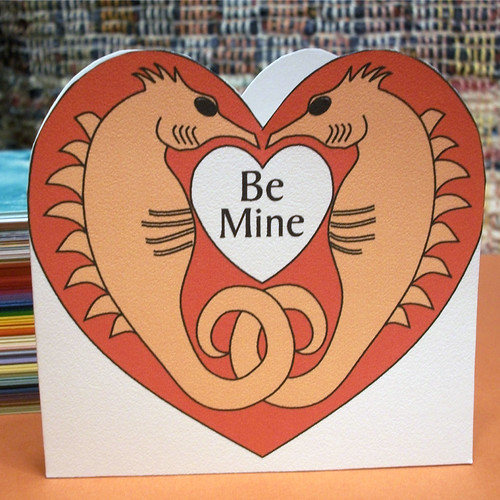 Seahorse Valentine Card A sample card for the Heart Shaped… Flickr
