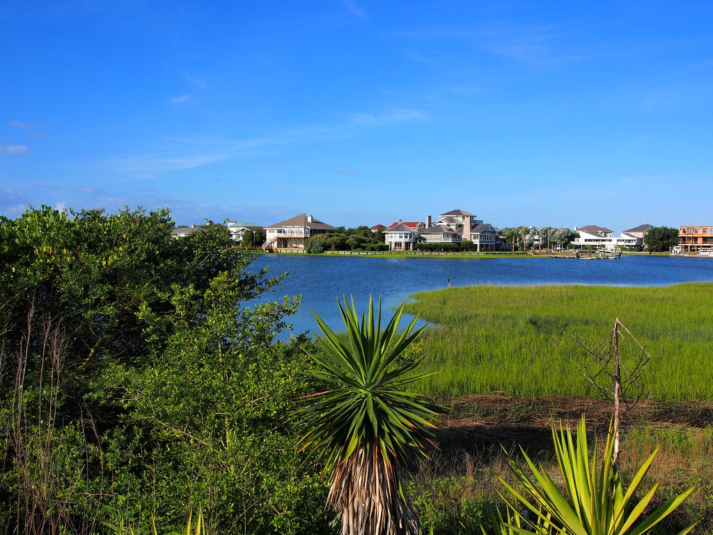 Figure Eight Island, NC Private Island off the Coast of North Carolina north of Wilmington, NC