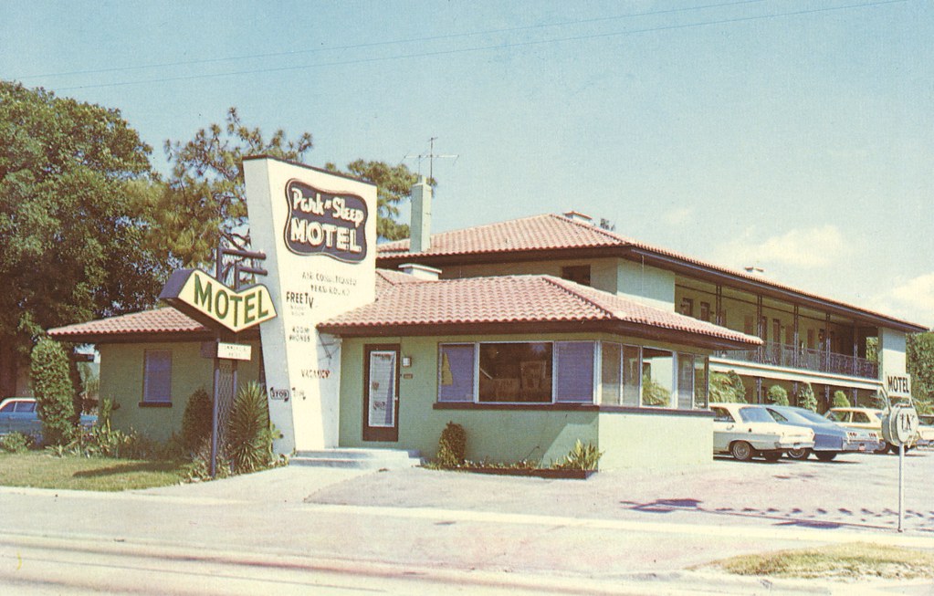 The Cardboard America Motel Archive Park 'N' Sleep Motel Tampa, Florida