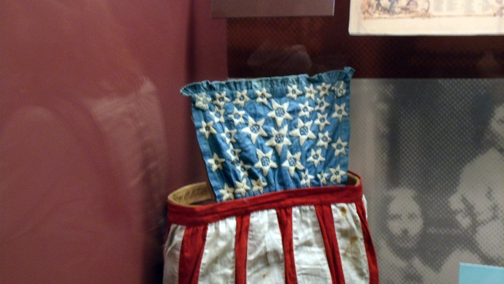 Patriotic Apron Civil War Era Apron in the visitors center… Flickr