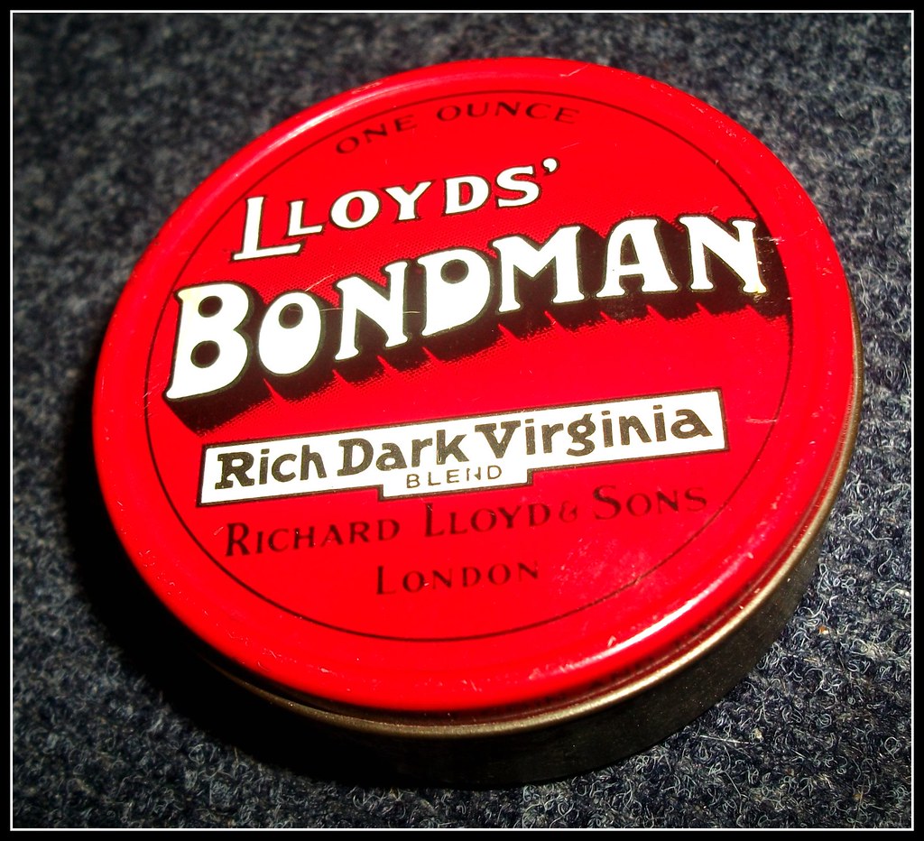 Lloyds' Bondman pipe tobacco tin 1960's. lloyds' Bondman p… Flickr