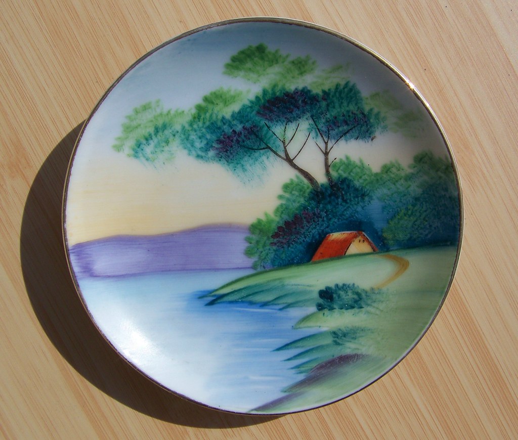 Hand Painted Occupied Japan Plate Hand Painted Occupied Ja… Flickr