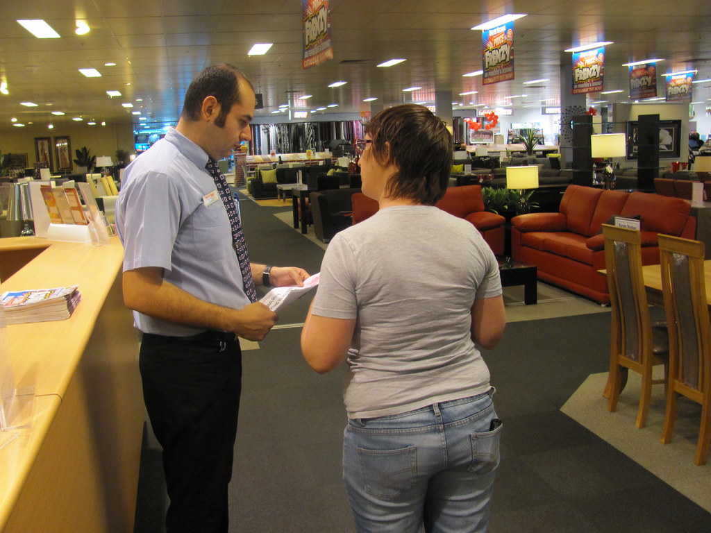Harvey Norman Preston Giving staff notice that ACTION is O… Flickr