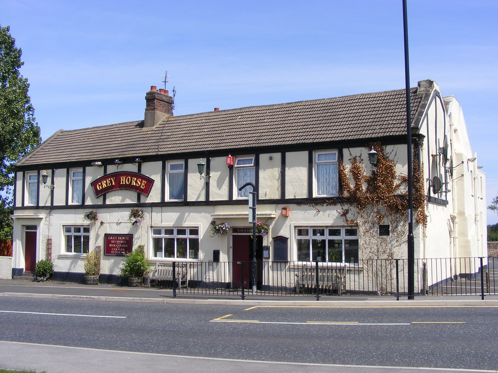 Tyne & Wear Shiremoor GREY HORSE Situated on Park Lane, … Flickr
