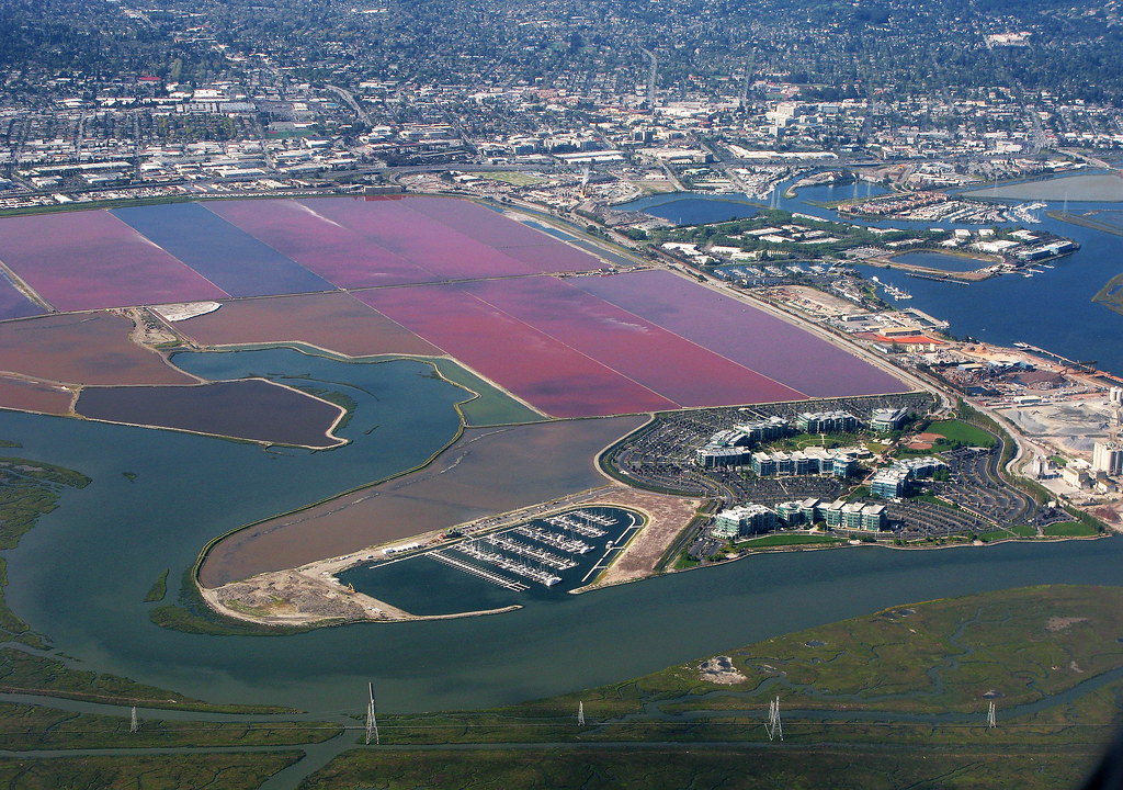 San Francisco Bay Salt Ponds As we approached San Francisc… Flickr