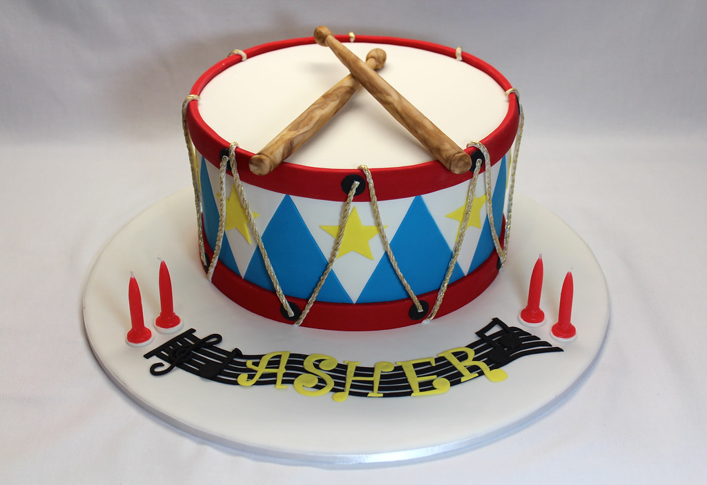 Drum cake A cake for a very special customer take a seat… Flickr