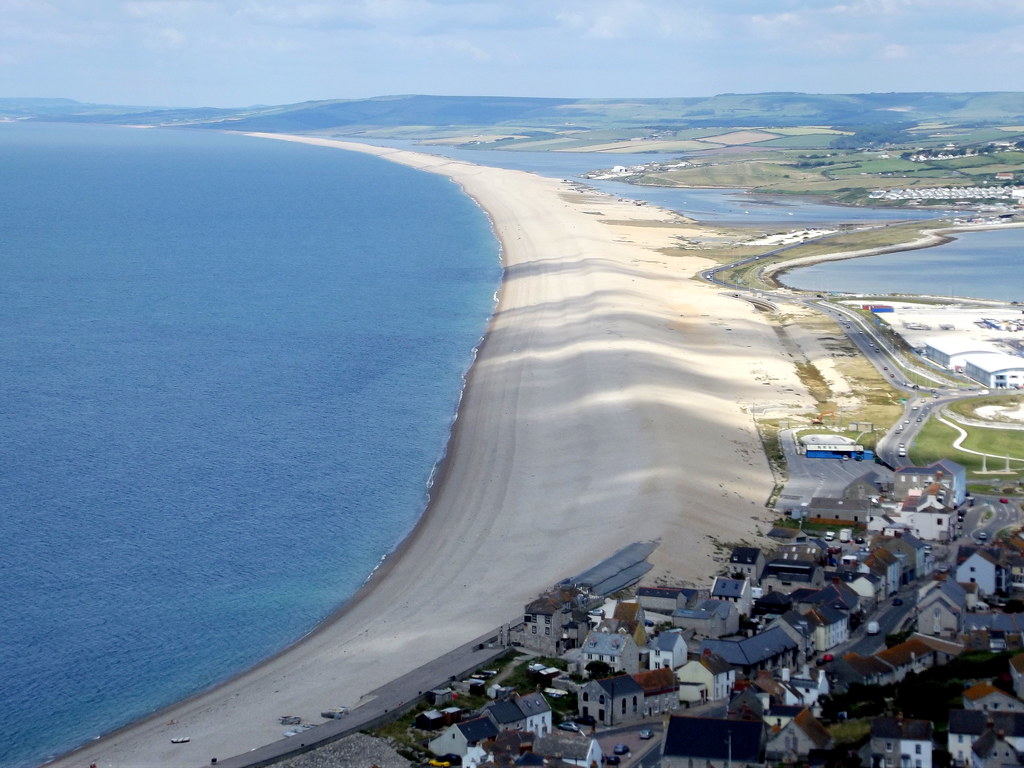 Chesil Beach from Portland in Weymouth, Dorset, England … Flickr