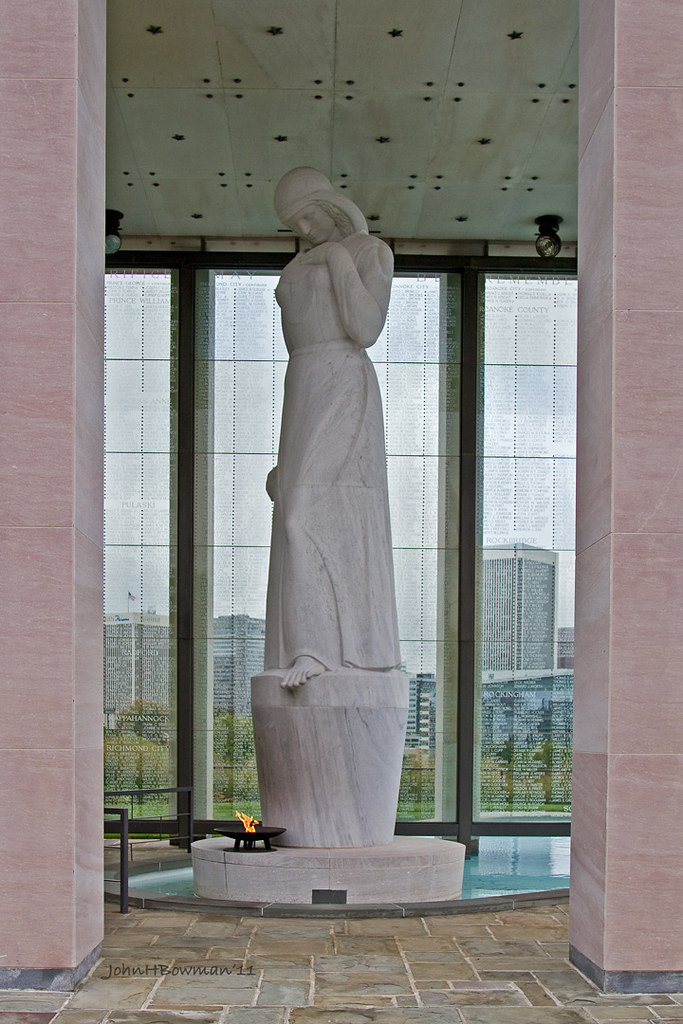 "Memory" Statue Virginia War Memorial At the south end o… Flickr