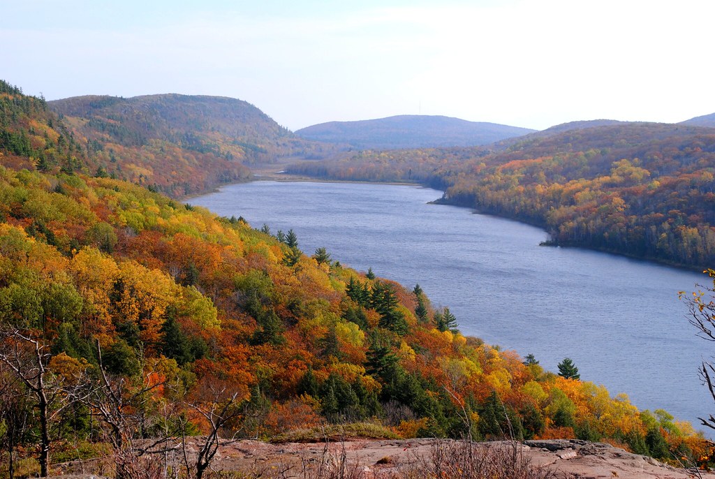 Lake of the Clouds, Michigan's upper peninsula. he