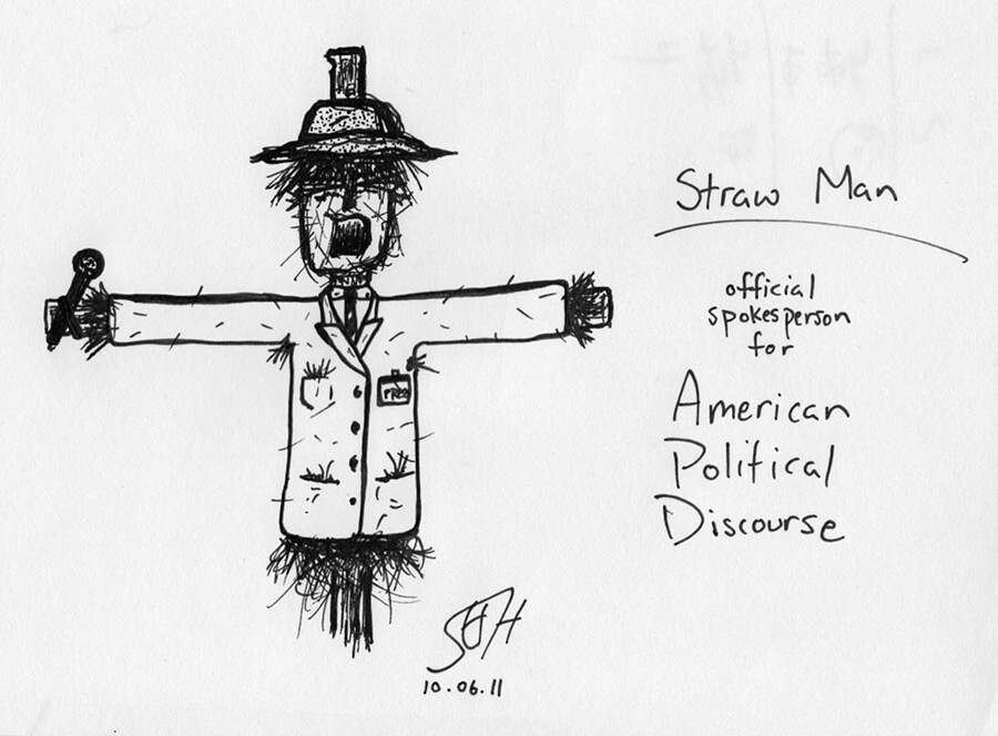Straw Man official spokesperson for American political di… Flickr