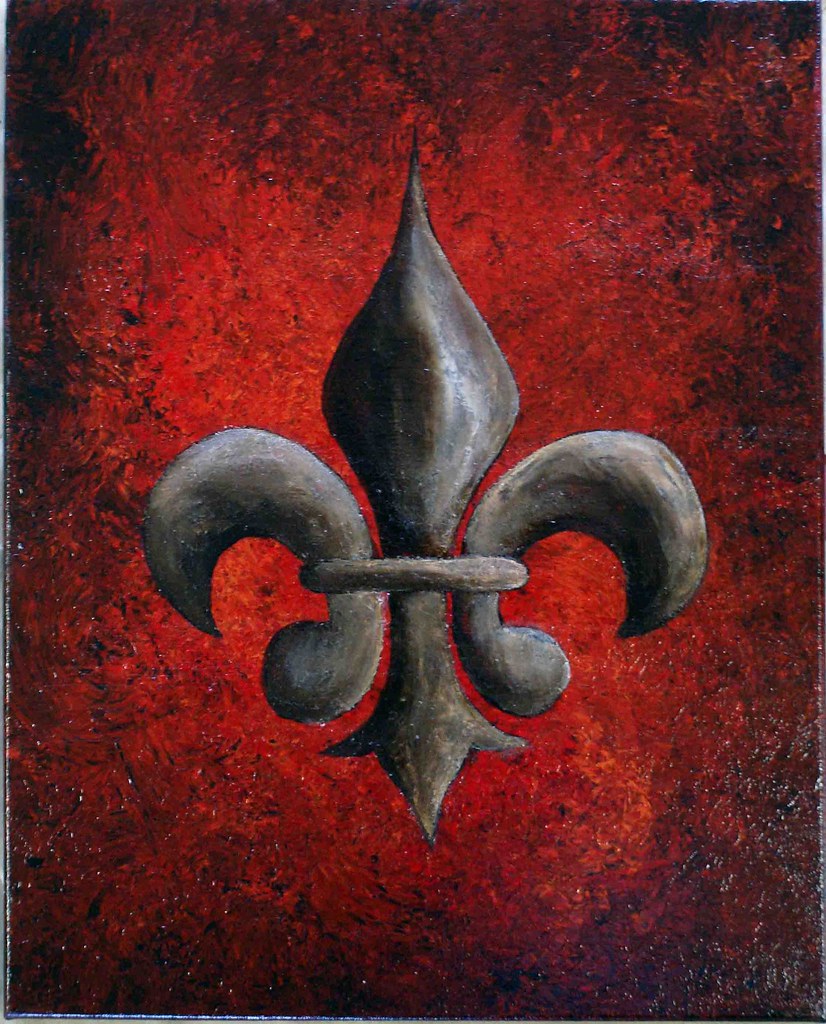 Fleur de Lis For Sale Shades of red, orange, brown, and bl… Flickr