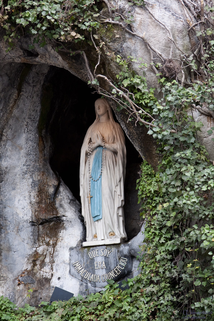 Our Lady of Lourdes in the Grotto Lourdes, France Statue o… Flickr