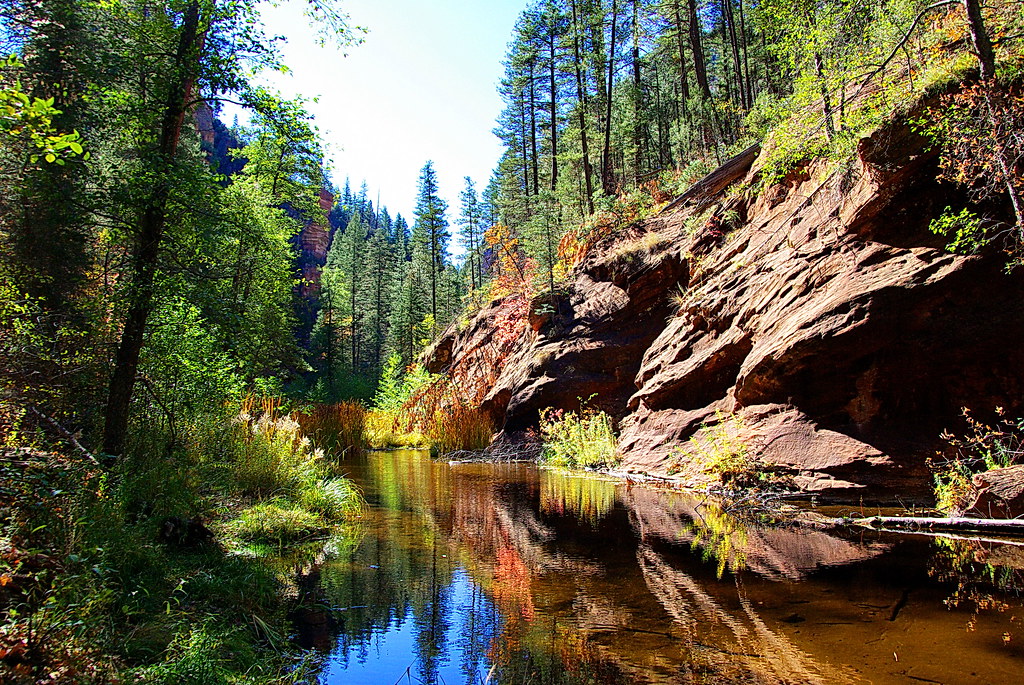 West Fork of Oak Creek Oak Creek Canyon Sedona Flickr