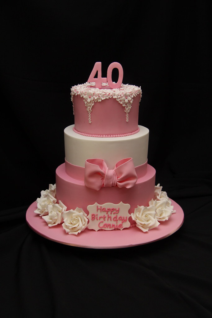Connie's 40th Birthday This was made for a lovely lady who… Flickr
