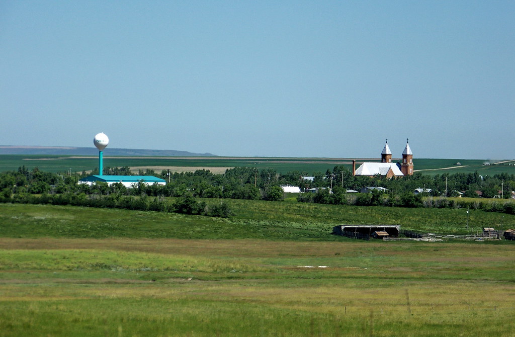 SKSW11g3W Ponteix Skyline, Saskatchewan Distant view of th… Flickr
