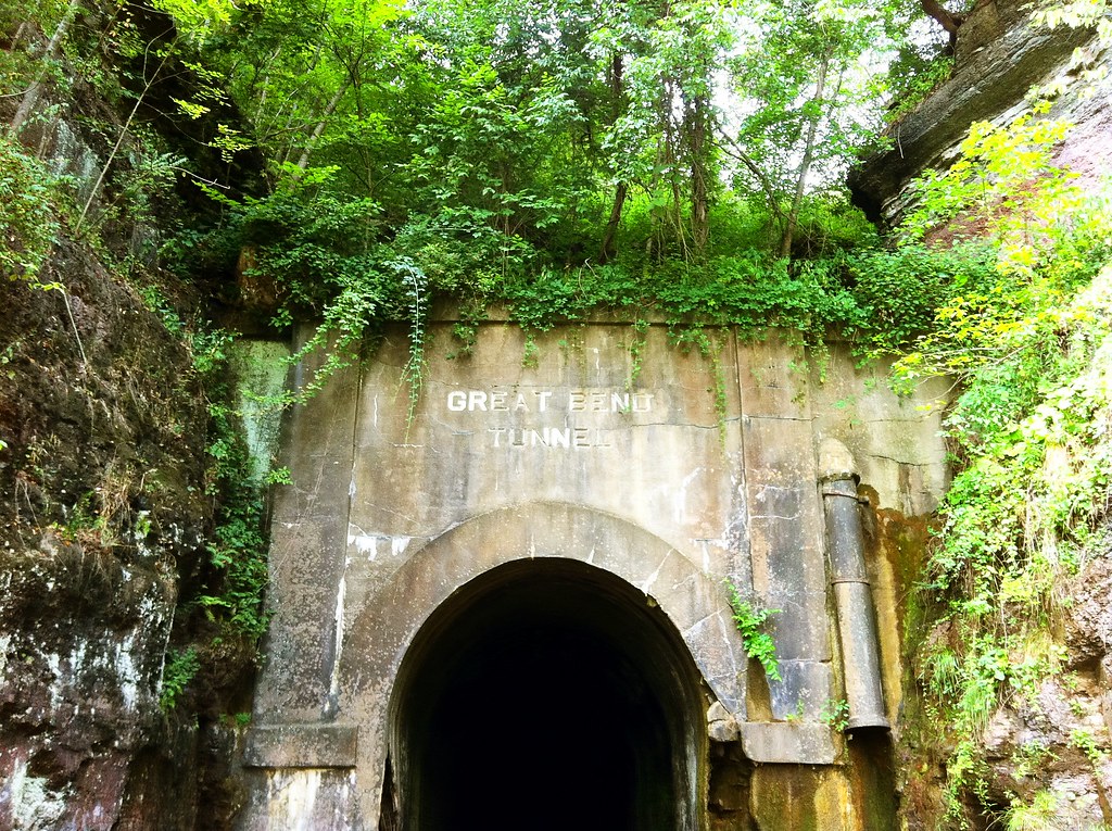 Great Bend Tunnel More than a mile long, this tunnel was s… Flickr