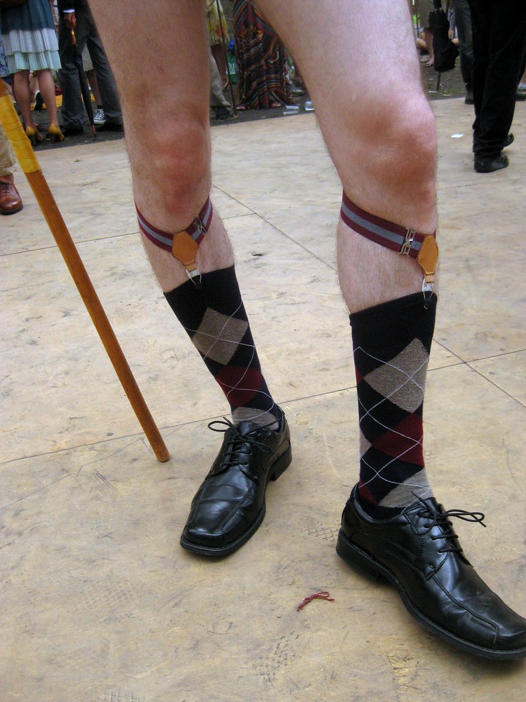 NYC sock suspenders! Nicole Wong Flickr