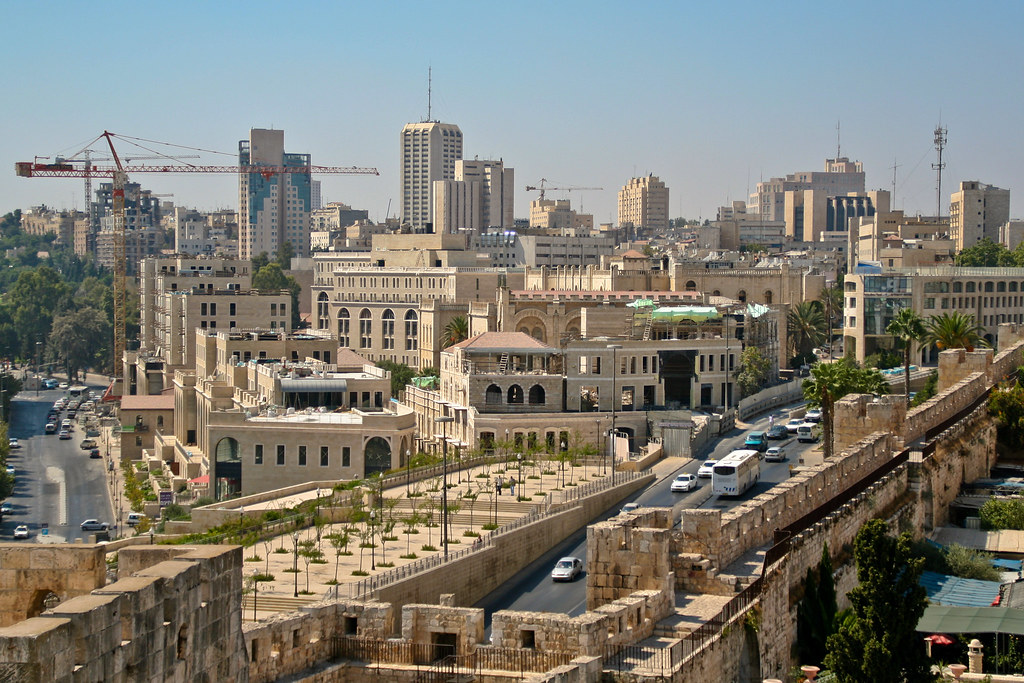Modern Jerusalem Looking towards modern Jerusalem from the… Flickr