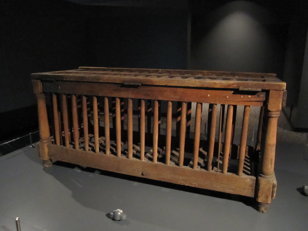 Cage Bed from a mental institute. adamy323 Flickr