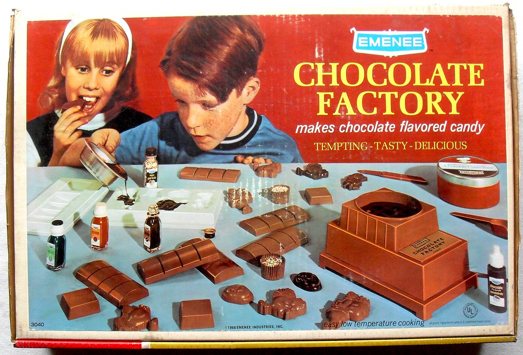 1966 Emenee Chocolate Factory Toy 1960s Vintage Graphics A… Flickr