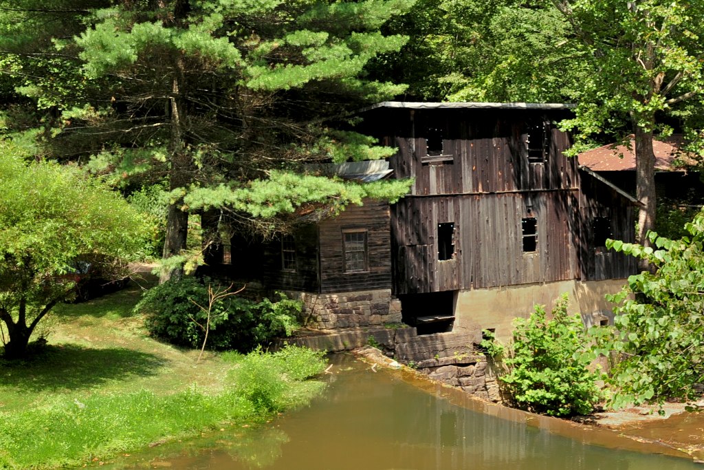 Abandonned water mill, Cotton Hill WV Just behind the old … Flickr