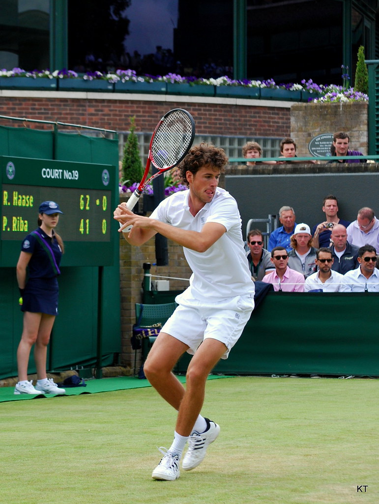 Robin Haase Day 2 of Wimbledon 2011. Carine06 Flickr