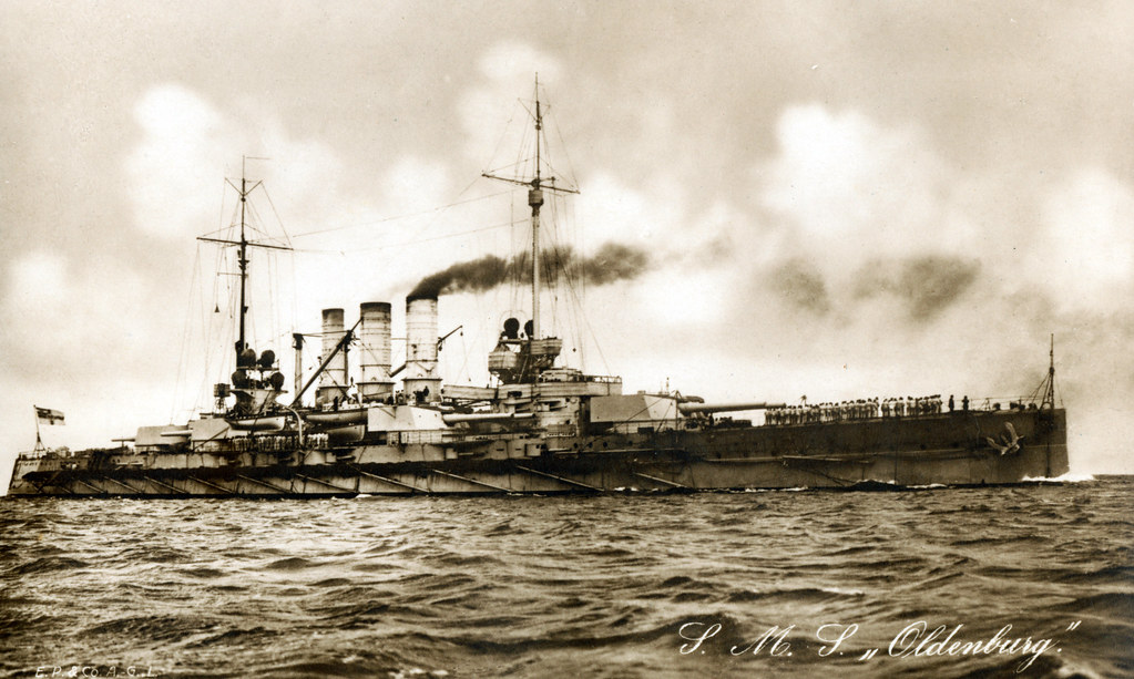 SMS Oldenburg (Postcard, ca. 1913) SMS Oldenburg ("His Maj… Flickr