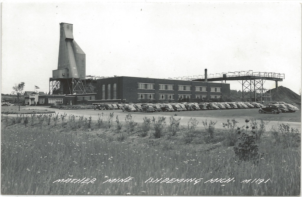IRON Michigan Mining History Ishpeming MI Mather Mine RPPC… Flickr