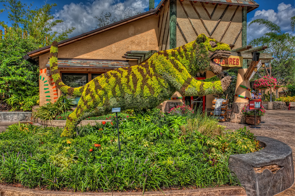Tiger Topiary Tiger Topiary, Busch Gardens, Tampa Bay, Flo… Matthew